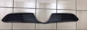 Решетка в бампер левая без отверстий (противотуманок) для Volkswagen Jetta (Фольксваген Джетта) USA 2011-2014 0