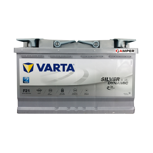 Акумулятор Varta Silver Dynamic AGM (F21) 6СТ-80Ah Аз 800А (0) (L4) 580 901  080