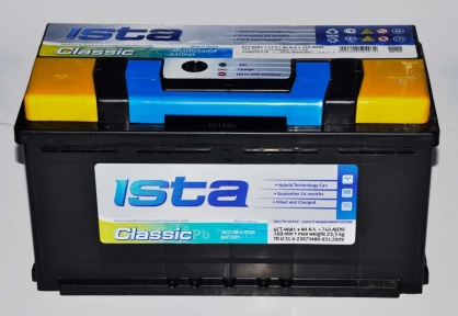 Аккумулятор Ista Classic 90Ah R+ 760A