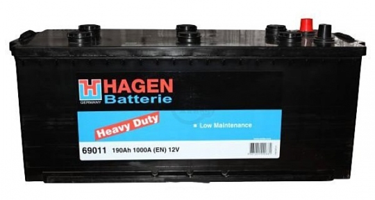 Аккумулятор Hagen 190Ah L+ 1000A