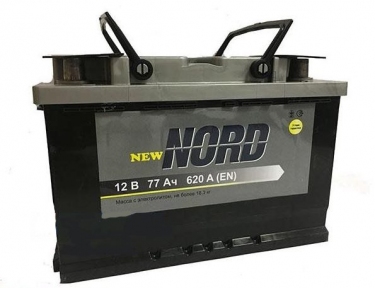 Аккумулятор NORD 77Ah R+ 620A