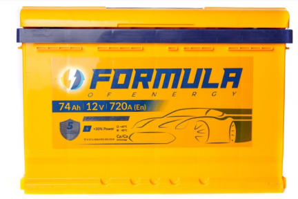 Аккумулятор FORMULA 74Ah R+ 720A