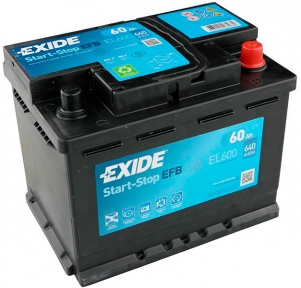 Аккумулятор Exide EFB 60Ah R+ 640A