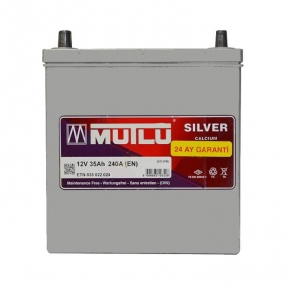 Аккумулятор Mutlu Silver Calcium 35Ah JL+ 240A (тонкая клемма)