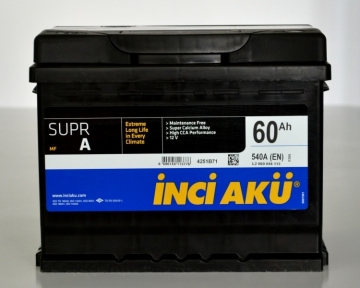 Аккумулятор INCI-AKU Supr A 60Ah R+ 540A