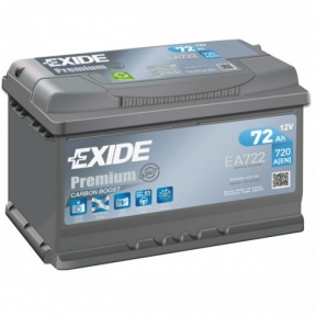 Аккумулятор Exide Premium 72Ah R+ 720A
