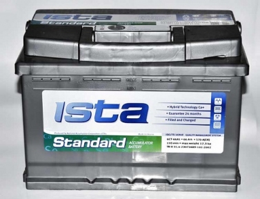 Аккумулятор Ista Standard 66Ah L+ 570A