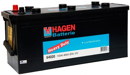 Аккумулятор Hagen 140Ah L+ 800A