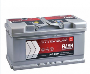 Аккумулятор FIAMM Titanium Pro 85Ah R+ 760A (низкобазовый)