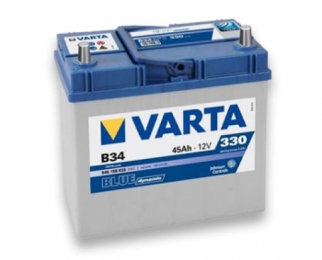 Аккумулятор Varta B34 45Ah JL+ 330A Blue Dynamic