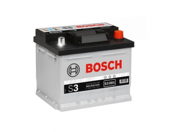 Аккумулятор BOSCH S3 001 41AH R+ 360A (EN) (Низкобазовый)