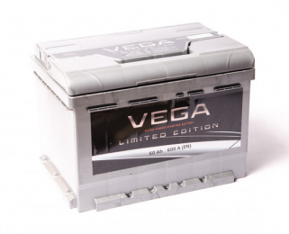 Аккумулятор Vega Limited Edition 60Ah L+ 600A (низкобазовый)