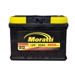 Аккумулятор Moratti 60Ah L+ 600A (низкобазовый)