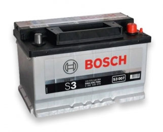 Аккумулятор Bosch S3 007 70AH R+640A (Низкобазовый)