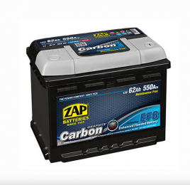 Аккумулятор автомобильный SZNAJDER Carbon Start Stop EFB 6СТ- 62 Ah R+ 550A (EN)