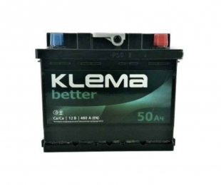 Аккумулятор Klema better 50Ah R+ 480A