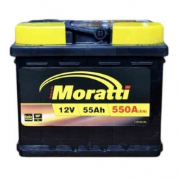 Акумулятор Moratti 55Ah R+ 550A 