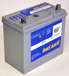 Аккумулятор INCI-AKU Formul A 60Ah JL+ 430A (корпус 45Ah)