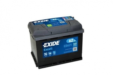 Аккумулятор Exide Excell 62Ah R+ 540A