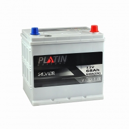 Аккумулятор автомобильный PLATIN SILVER SMF 6СТ-68 Ah JR+ 640 A (EN)