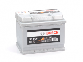 Аккумулятор Bosch S5 005 Silver Plus 63AH R+610A