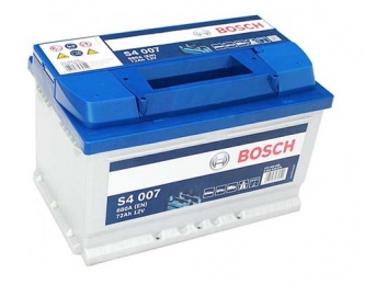 Аккумулятор Bosch S4 007 Silver 72Ah R+ 680 ампер (Низкобазовый)