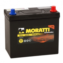 Аккумулятор Moratti 50Ah JR+ 420A (Honda)