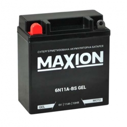 Мото аккумулятор Maxion 6в 11Ah 6N11A-BS(GEL)
