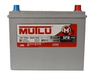 Аккумулятор Mutlu SFB Technology (Ser2) 70Ah JR+ 630A