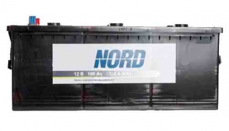 Аккумулятор NORD 190 Ач L+ 1250А