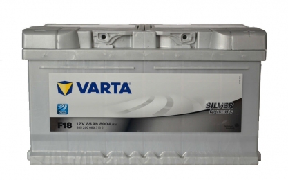 Аккумулятор Varta F18 85Ah R+ 800A Silver Dynamic (низкобазовый)