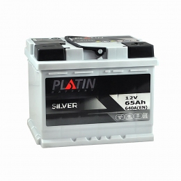  Аккумулятор автомобильный PLATIN SILVER MF 6СТ-65 Ah R+ 640 A (EN)