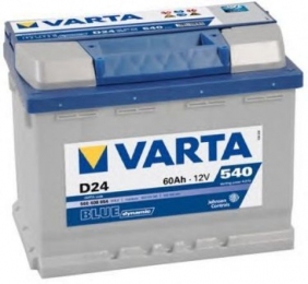 Аккумулятор Varta 60Ah R+ 540A Blue Dynamic (низкобазовый)