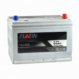  Аккумулятор автомобильный PLATIN SILVER MF 6СТ-95 Ah JR+ 830 A (EN)