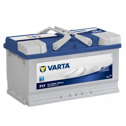 Аккумулятор Varta F17 80Ah R+ 740A Blue Dynamic (низкобазовый)