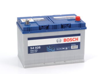 Аккумулятор Bosch S4 028 Silver 6CT 95AH JR+830A