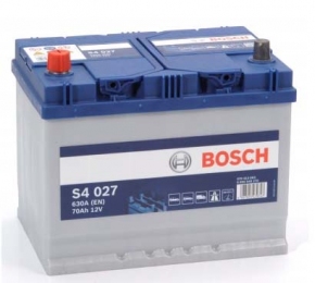 Аккумулятор Bosch S4 027 Silver 70AH JL+630A