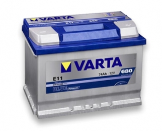 Аккумулятор Varta E11 74Ah R+ 680A Blue Dynamic