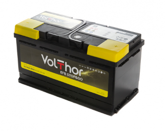  Аккумулятор автомобильный Volthor EFB Start-stop 90Ah R+ 850А (EN)