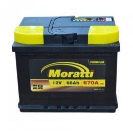 Аккумулятор Moratti 66Ah R+ 670A