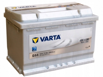 Аккумулятор Varta E44 77Ah R+ 780A Silver Dynamic