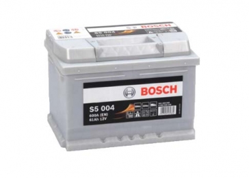 Аккумулятор Bosch S5 004 Silver Plus 61AH R+600A (Низкобазовый)