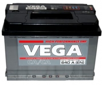 Аккумулятор Vega HP STANDART 75Ah R+ 640A