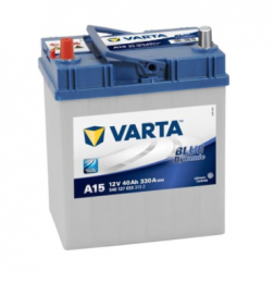 Аккумулятор Varta A15 40Ah JL+ 330A Blue Dynamic (тонкая клемма)